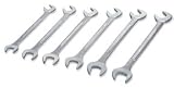 6-pc. Jumbo Angle Open End Wrench Set - SAE