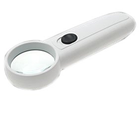 12X LED Switch Light Hand Held Reading Map Magnifier