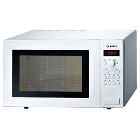 Bosch HMT84M421B Microwave Oven, 900W, 25Ltr Capacity, 5 Power Levels, LED Display, White,