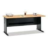 Bush Industries 72 Desk 29 7/8hx71 8wx26 7/8d Beech/slate Ea - Model 997160