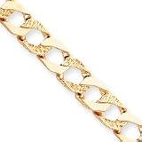 14k 10.5mm G-Lock Link Bracelet - 8 Inch