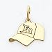 14K Tampa Bay Devil Rays Sm Baseball Cap Charm