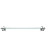 Baldwin Hardware 3558.112.G Avalon Glass Bathroom Shelf