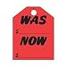 Mirror Hang Tag - Was Now (QTY:200)