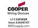 CPR-WDK L1130RWBK Recp Single WT 30A 250V 3PH 3P3W H/L BK