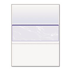 * DocuGard Standard Security Marble Business Middle Check, 24 lb, Letter