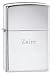 High Polish Chrome Engraved Zippo Lighter - Zaire