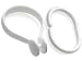 Croydex Ak142122 Shower Curtain Rings White