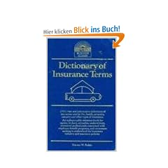 Dictionary of Insurance Terms