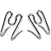 Hamilton Chrome Links for 3.2mm Prong Training Collar - 2 pk