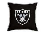 Oakland Raiders 18 x 18 Decorative Toss Pillow for the MVP Collection from Kentex (Set of 2)