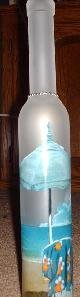 Tropical Seaside Escape Frosted Gourmet Oil Bottle