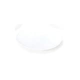 白磁しのぎ　１７．５ｃｍ皿 【和皿・洋皿 有田焼】 【5個組】