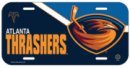 Atlanta Thrashers License Plate (Made of Plastic)