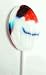 Sugar Free Red, White & Blue Lollipops, 1lb, Individually Wrapped, about 50/lb