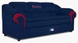 Los Angeles Angels Pub Series Three Person Team Logo Sofa Couch