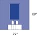 [Item]: Bilateral split drape [Additional Info]: . Absorbent reinforcement, 24" x 47" under legs, 35" x 11.5" under perineum area Two 6" splits with tape Groin towel with adhesive