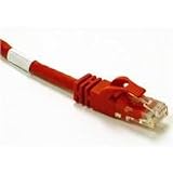Cables To Go 27181 Cat6 550MHz Snagless Patch Cable (3 Feet, Red)