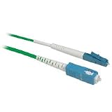 Cables to Go - Patch cable - LC single mode (M) - SC single mode (M) - 10 ft - fiber optic - 9 / 125 micron - green