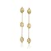Ross-Simons 14kt Yellow Gold 3-Drop Pebble Motif