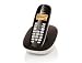 Siemens Gigaset A385 Schnurloses DECT-Telefon mit integriertem Anrufbeantworter mit beleuchtetem Grafik-Display, espresso & creme