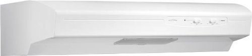 Broan QSE130WW Under Cabinet Range Hood, White, Energy Star, 30-Inch, White