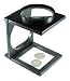 All Products : Folding Desktop Magnifying Glass Stand - 4" Lens - Powerful 7-Diopter Magnification - Hands-Free!