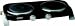 Kitchen & Housewares : Prima PDS400BS Double Solid Hotplate
