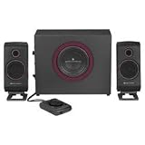 Altec Lansing VS2421 2.1 Music and Gaming Stereo Speaker System with Microphone (Black)