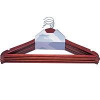 Clothes Hanger, Mahogany 5 Pc