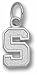Stanford Cardinal "S" 3/8" Charm - Sterling Silver Jewelry