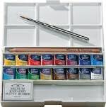 Winsor & Newton Cotman Watercolour : Deluxe Sketchers Pocket Box Set : 16 half pans