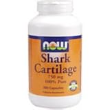 NOW Foods Shark Cartilage 750mg, 300 Capsules