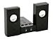 TEAC 1XS-B 2:1 Mini Portable Stereo Dockingstation and Speakers Line-In/Line-Out and USB Connection (Black)