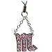 Cellet Phone Strap - Scorpio Zodiac Sign With Pink Stones - STZO9