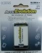 Premium AccuEvolution 9v NiMH Precharged Low Self Discharge Rechargeable Batteries - camera, wireless, all other use
