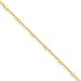 14k .65mm Diamond-Cut Cable Chain Necklace - 16 Inch