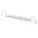 14 Gauge BIOPLAST Labret Retainer 3/8 Inches