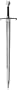 Longclaw, Sword of Jon Snow. Licensed from George R.R. Martin's "A Game of Thrones"