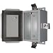 BUD Industries Series SN Steel NEMA 4 Sheet Metal Box with Mounting Bracket, 15-1/2" Length x 15-1/16" Width x 6-1/4" Height, Gray Finish