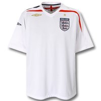 England Home Shirt 2007/09 Size X-Large