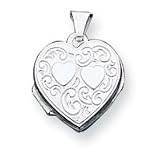 Sterling Silver Heart Locket