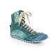 EJECT WECAN ausgefallene Stiefelette MAMBA türkis, Leder, HW 2010