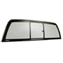 CRL 2009+ Dodge Ram 1500 Tri-Vent Three Panel "Perfect Fit" Slider with Solar Glass | Truck Sliding Rear Window