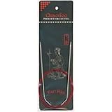Red Line Circular Knitting Needles: 40"-Size 2