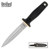 Quick Draw Boot Knife with Leather Sheath