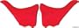H�dz Durace 7800 Brake Hudz for Shimano Original Bicycle Brakes - Red