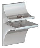 CRL Chrome Anodized Aluminum Display Glass Shelf Bracket for 1/4