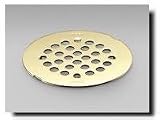 Moen 102763BN Kingsley 4-Inch Screw-In Shower Strainer, Brushed Nickel