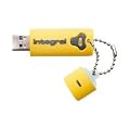 Integral Splash - USB flash drive - 16 GB - USB 2.0 - yellow